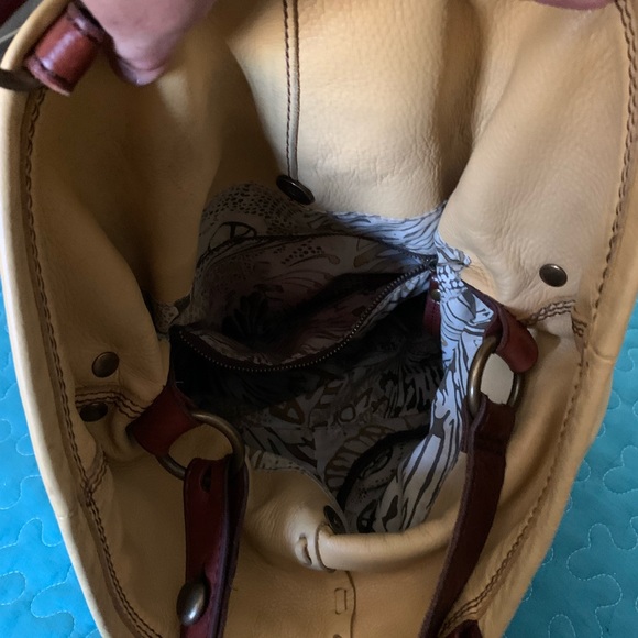 Lucky Brand -Genuine Leather Yellow Bag - Picture 14 of 14